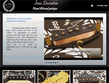 Tablet Screenshot of jlguitars.com